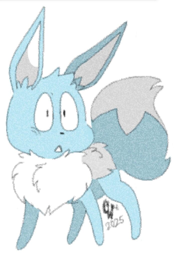 Why is he b l u e ? The world must know.[OC]