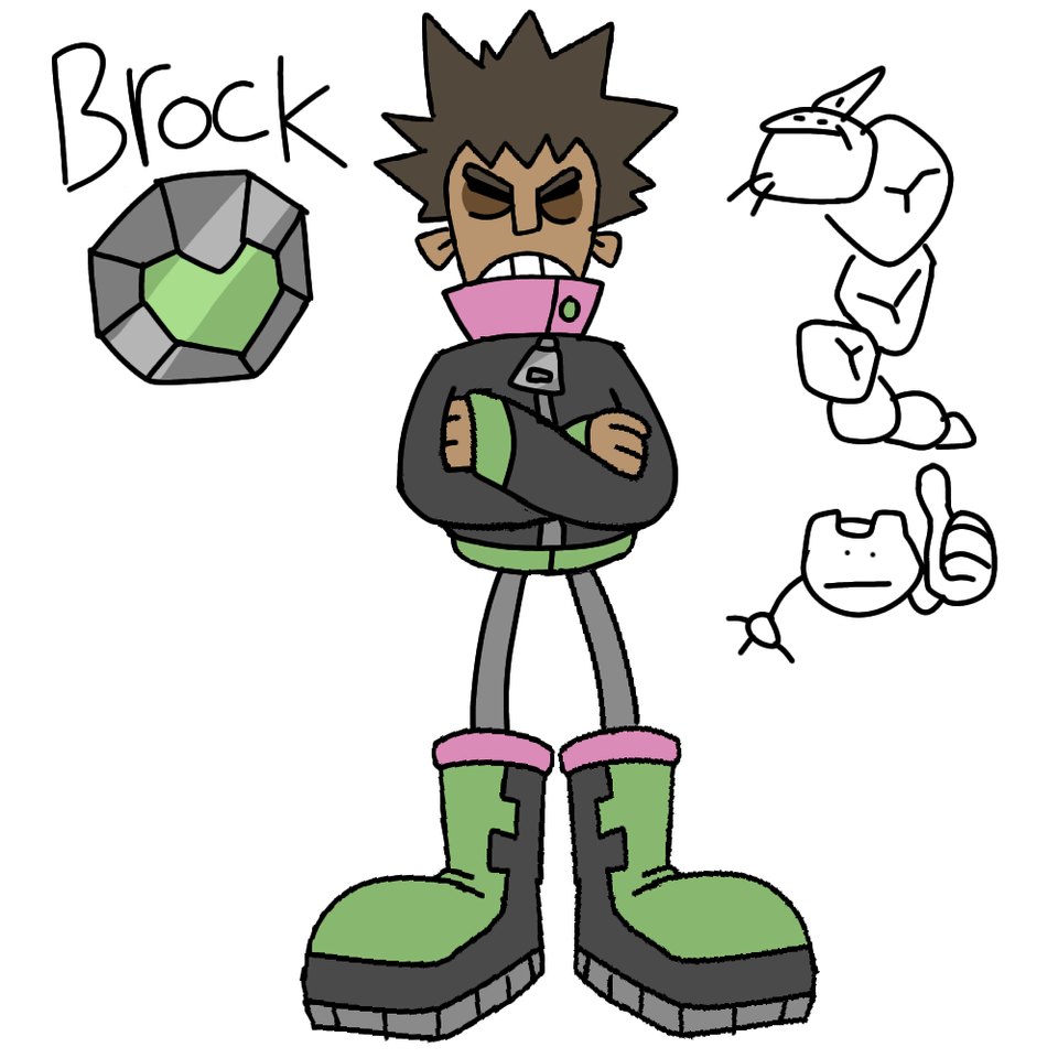 I redesigned the kanto gym leaders cause I felt like it