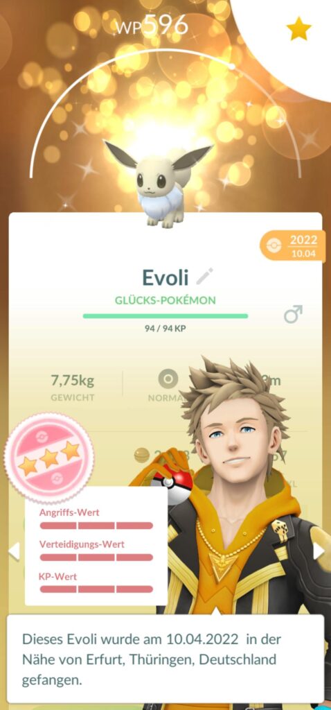 First 100 lucky Shiny