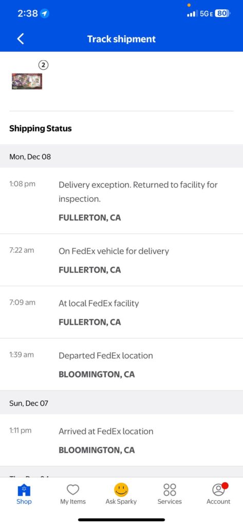 Anyone have this experience with FedEx and their Pokémon deliveries?