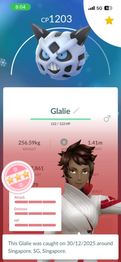 Hundo Glalie 💯 😝