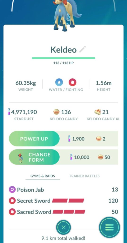 Resolute Keldeo