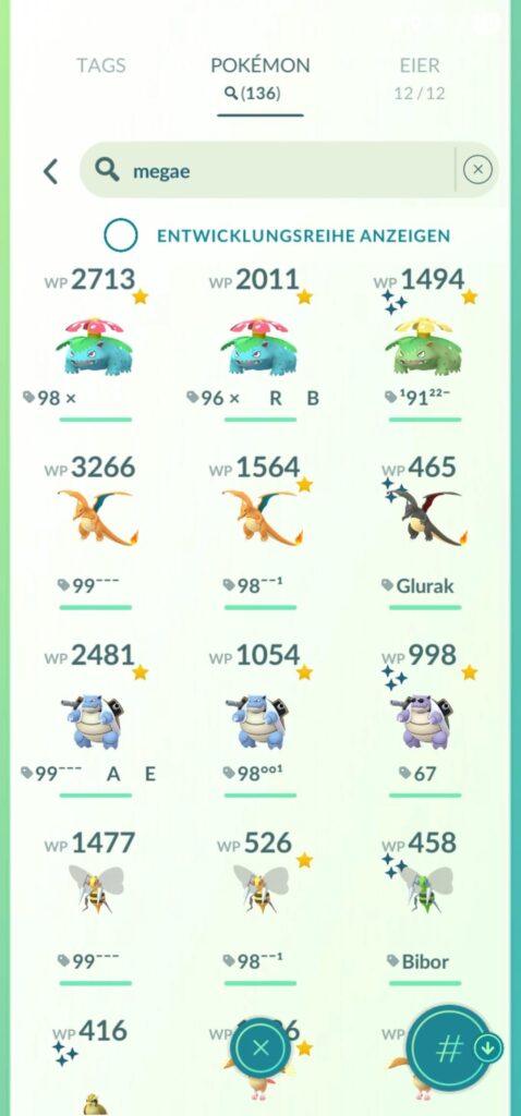 How many Mega Evolutions?