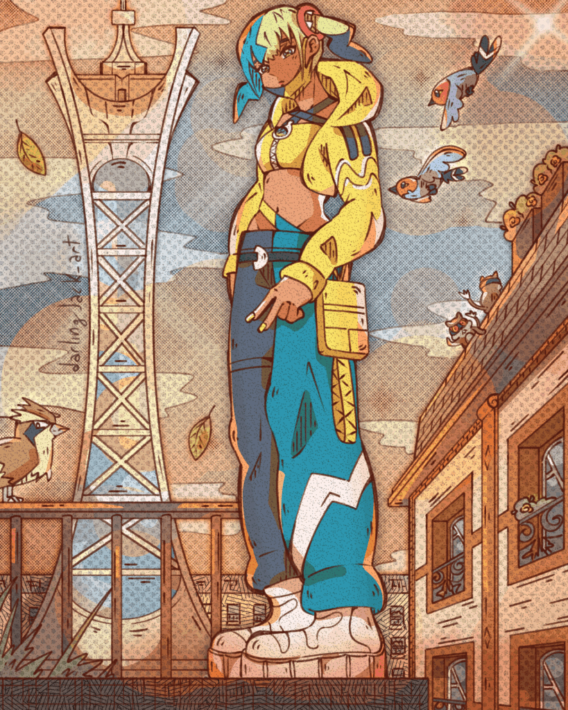 Canari from Pokémon Legends: Z-A 🌇 [OC]