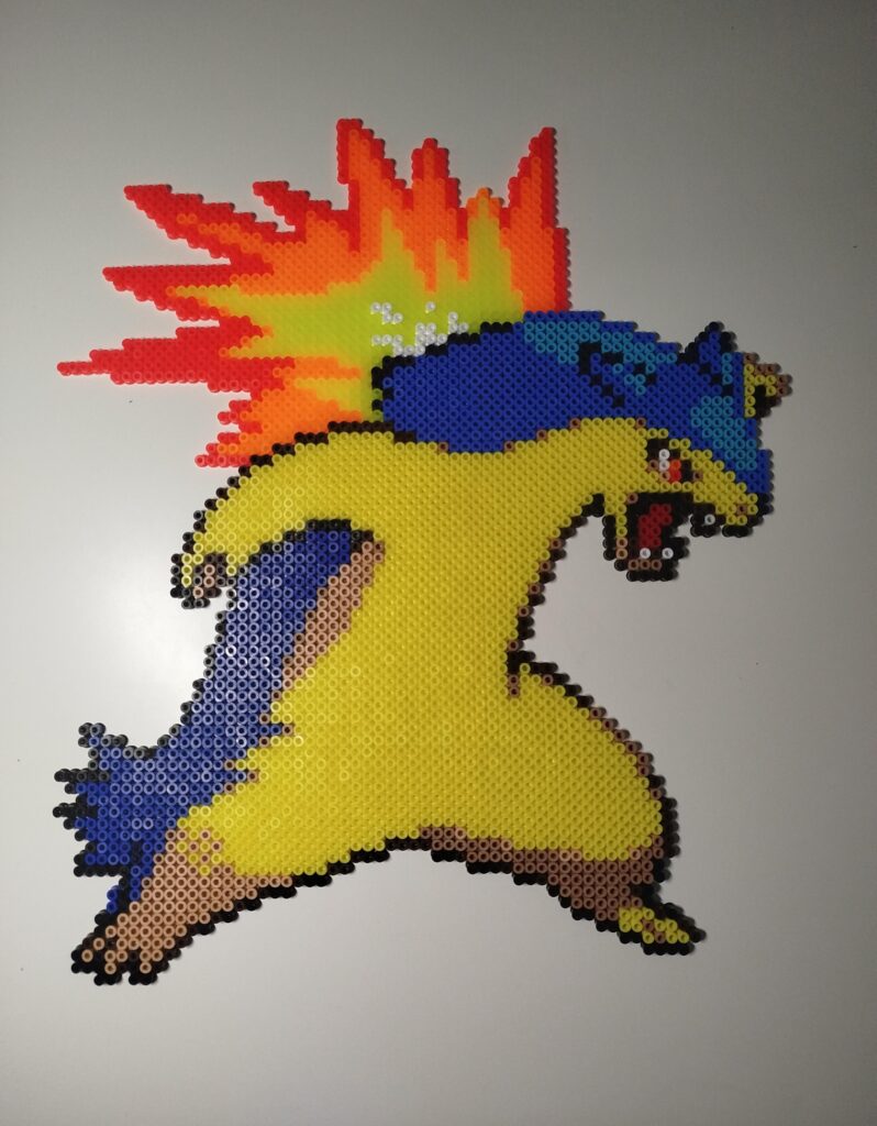 Did some bead art of my fave! It's pretty big, around 39 x 33 cm. I definitely plan on framing it