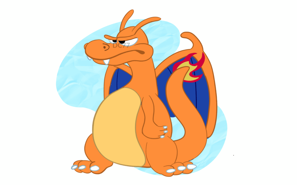 Spumcozard (My (second) attempt at recreating the Spumco/Ren and Stimpy art style).