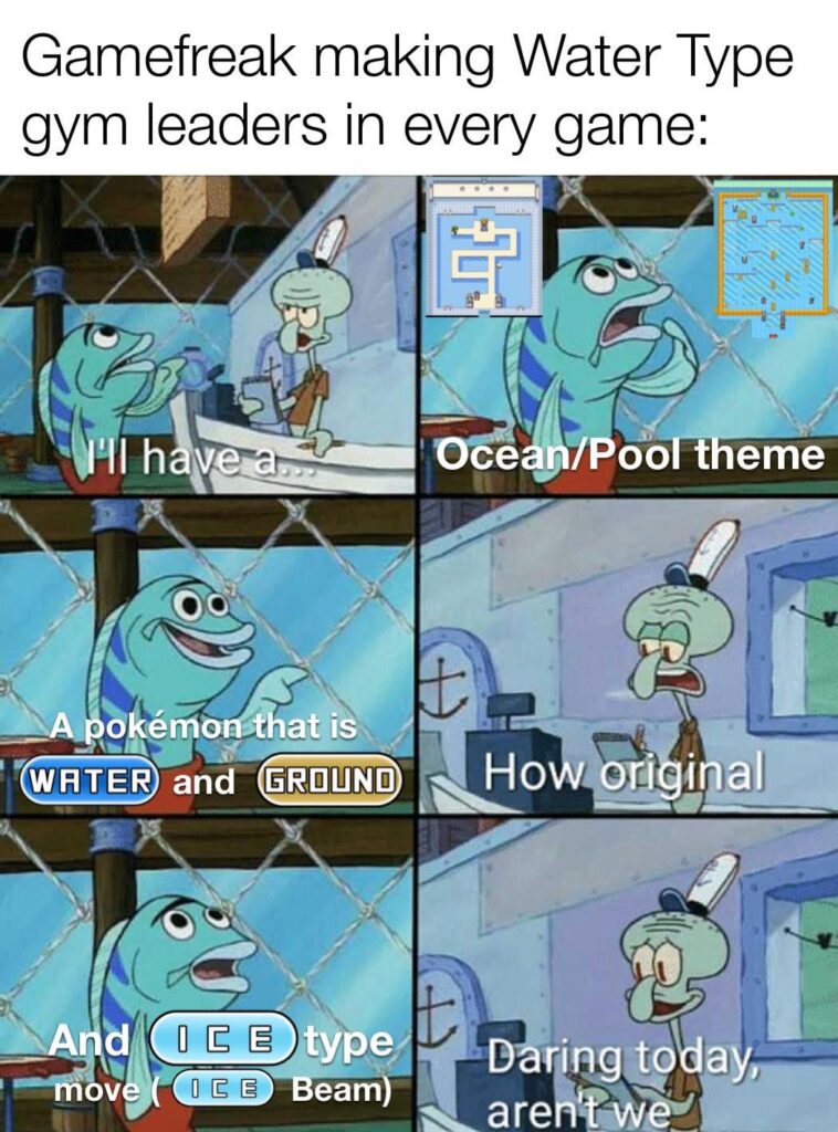 Almost every game has a water gym