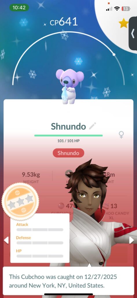 Shiny Nundo Cubchoo