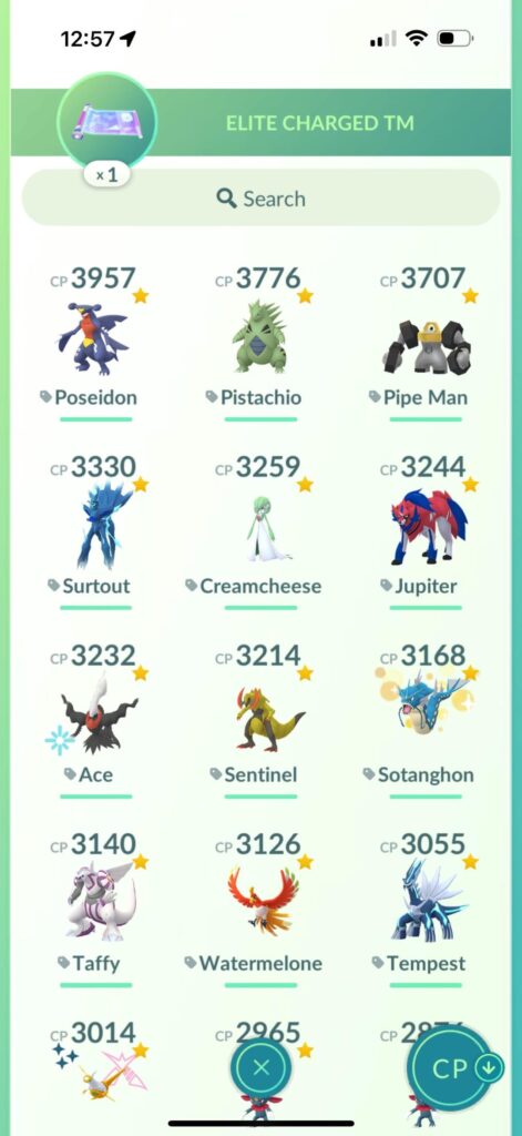 I have one Elite Charged TM. Which one of my Pokémon should I use it on?