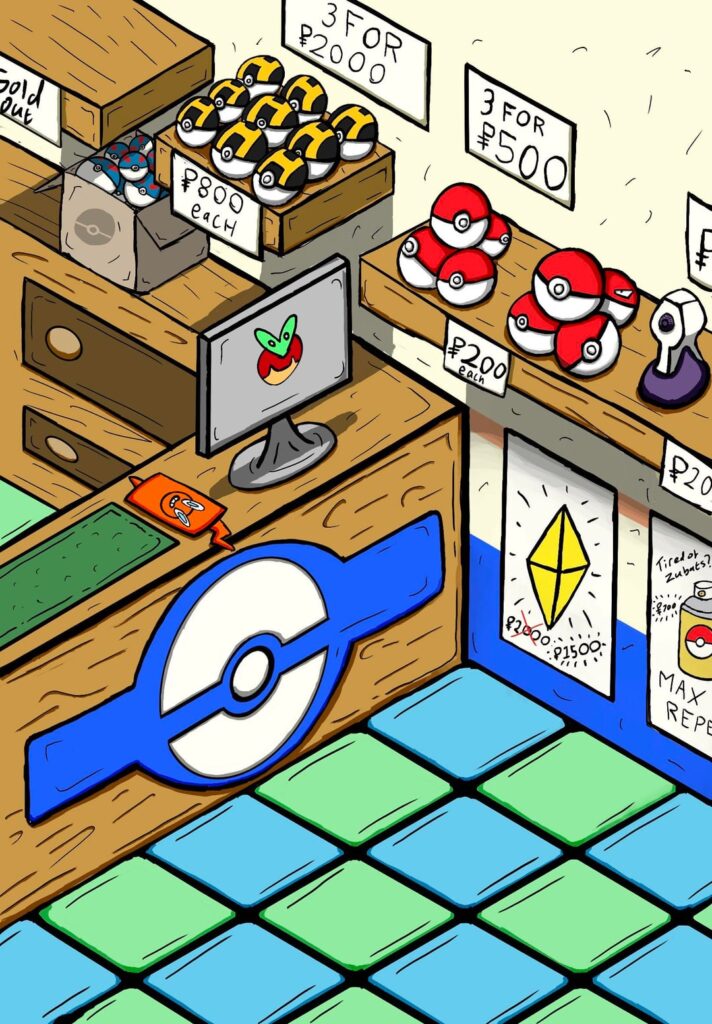 I drew a Poké Mart