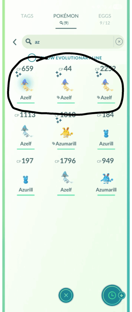 SHINY AZELF i was lucky or what 😱😎