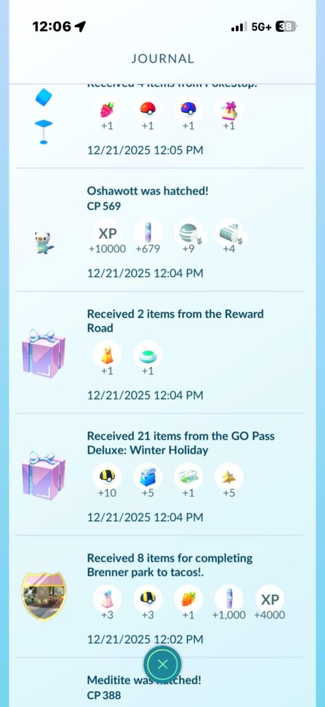 Deluxe winter pass 1/2 hatch distance not working?