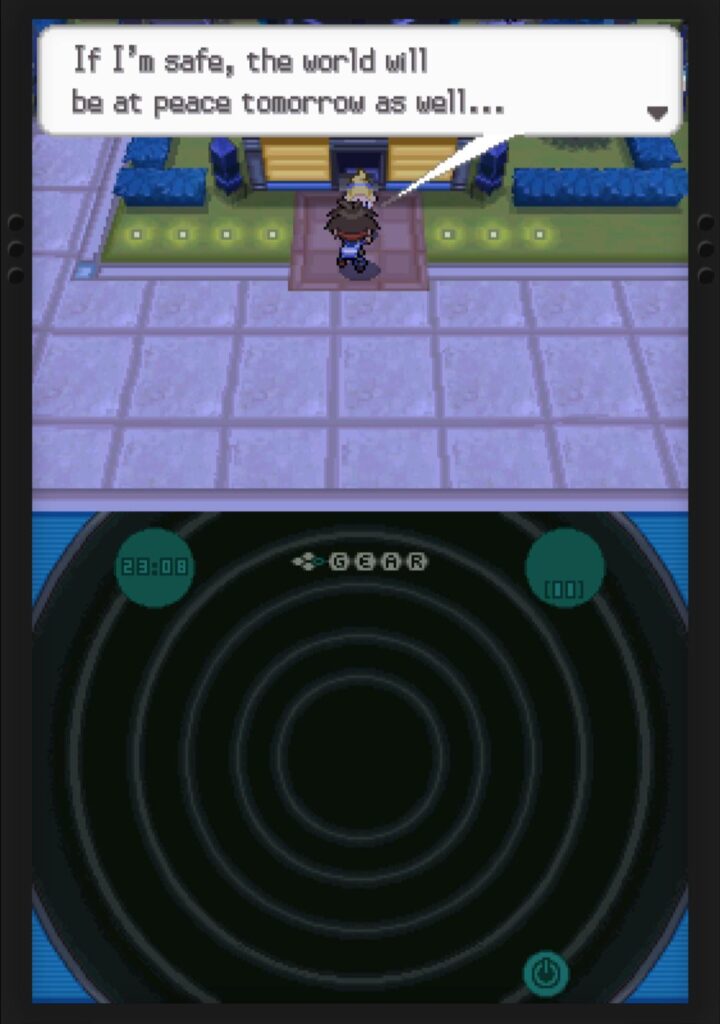 First time playing B2W2, what’s the deal with this NPC? She’s giving off some real menty-B  vibes. Is this relevant to the story at all?