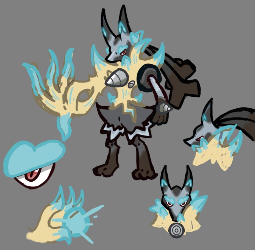 Mega Lucario X idea