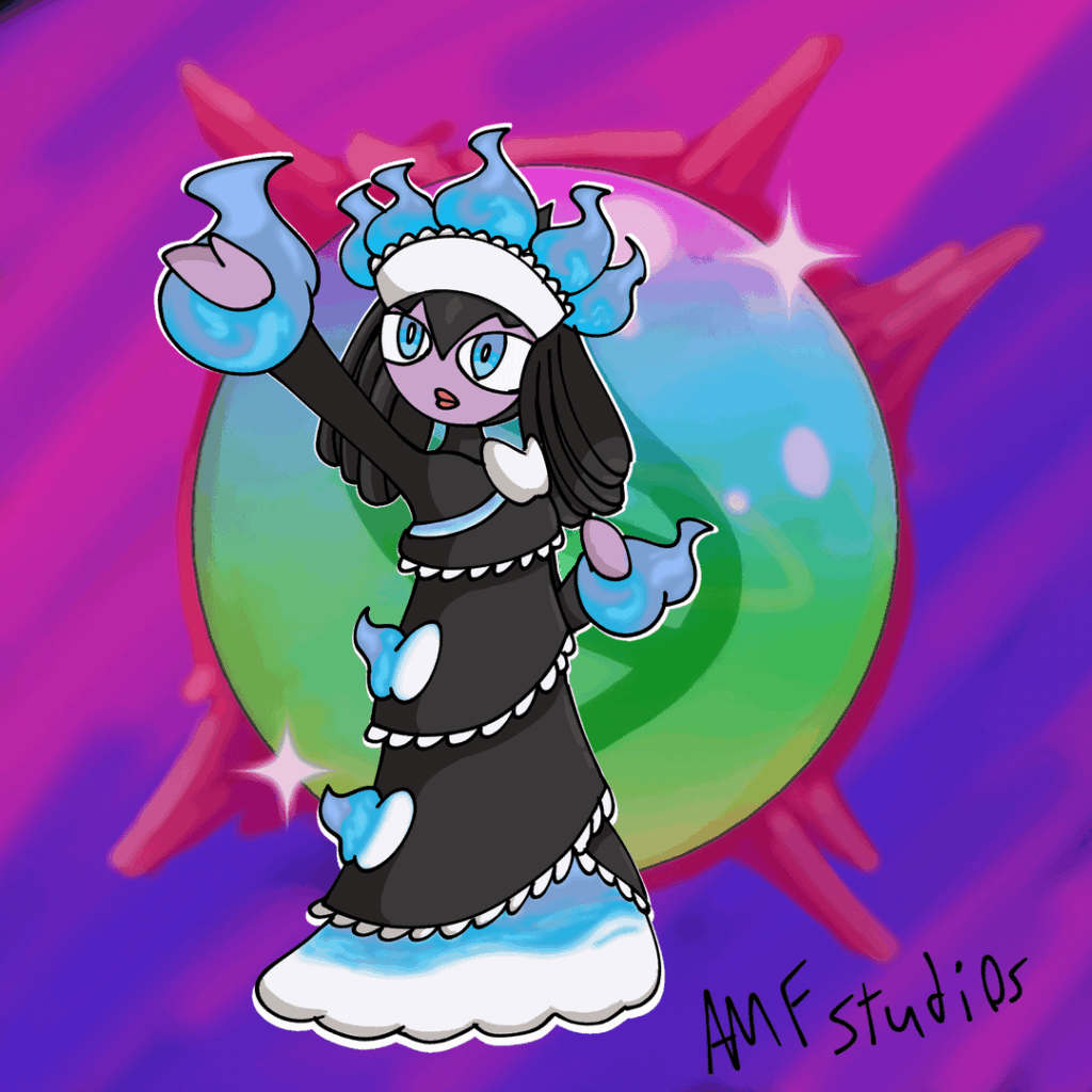 I got an idea, and I had to try and execute it. Here's my take on: Mega Gothitelle