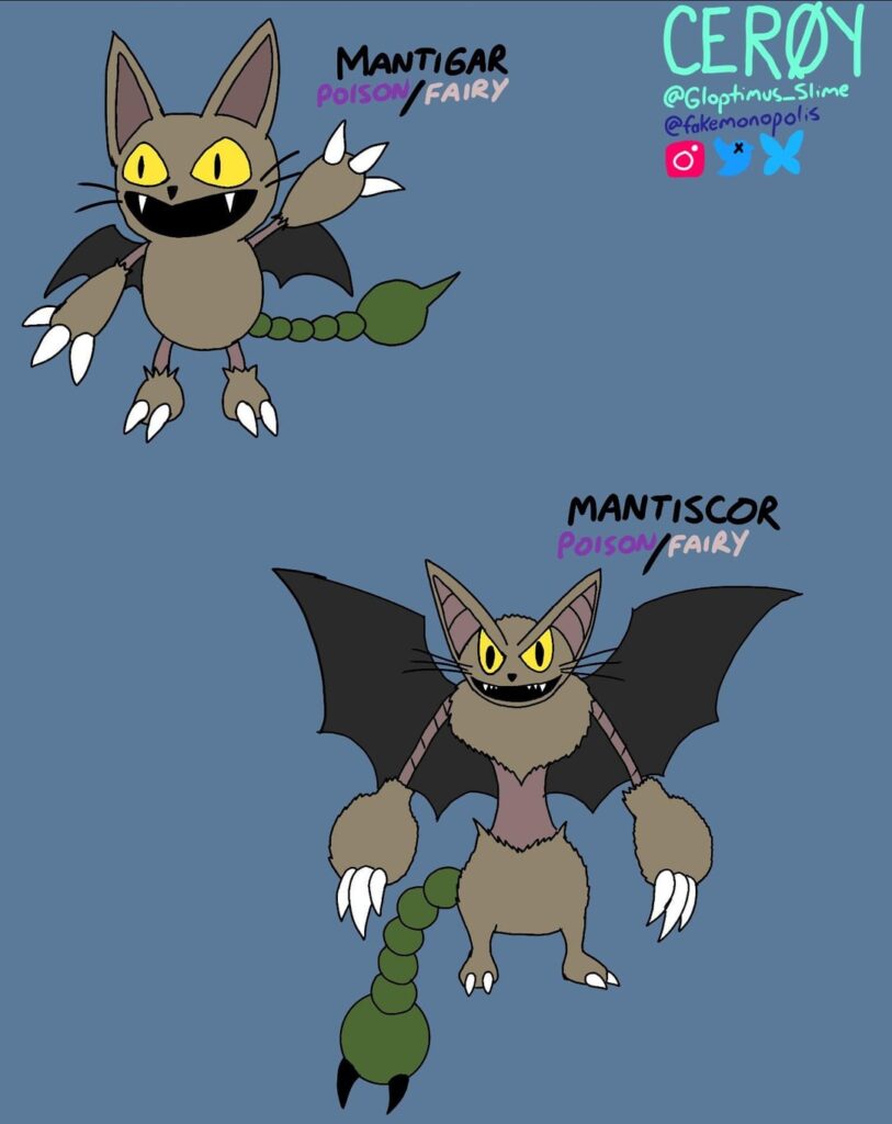 [OC] manticore convergent Gligar & Gliscor