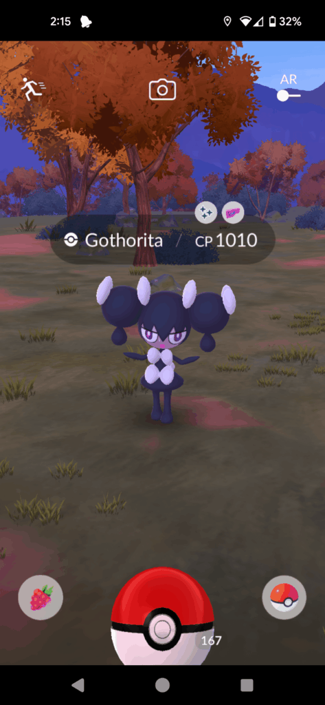 Shiny Gothorita at the Observatory event in Sagamihara