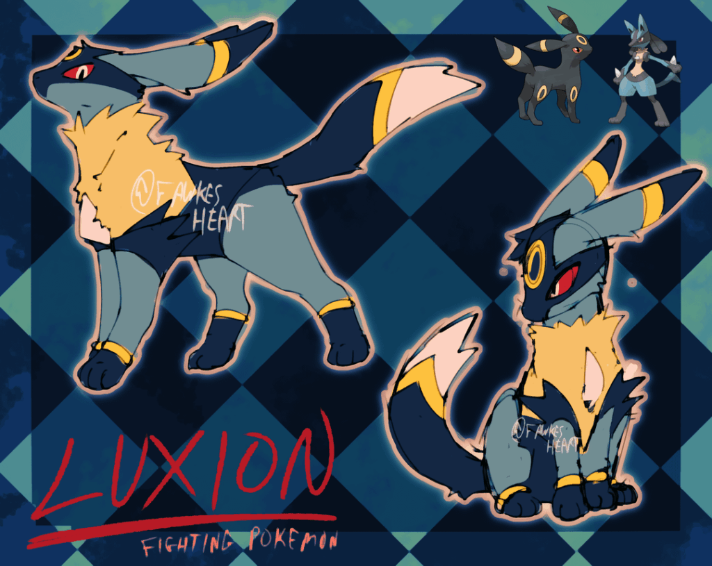 Finished my first pokemon fusion