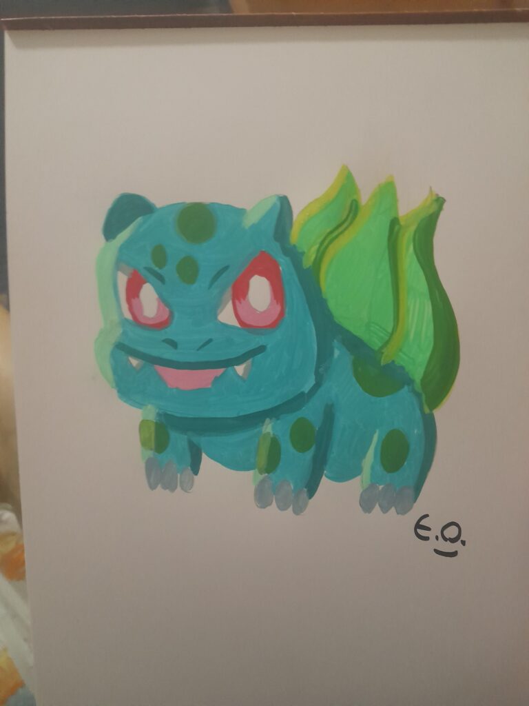 My drawing of Bulbasaur