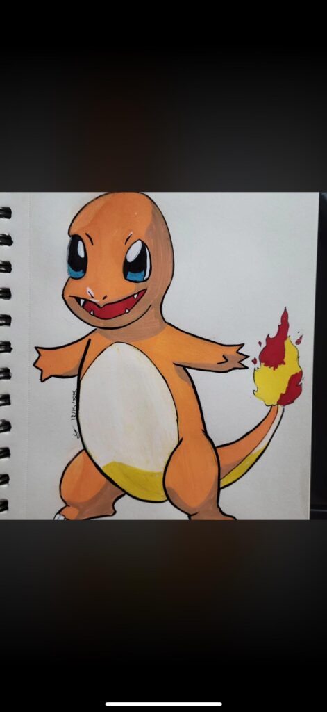 Idk if this allowed but my brother drew this what you guys think