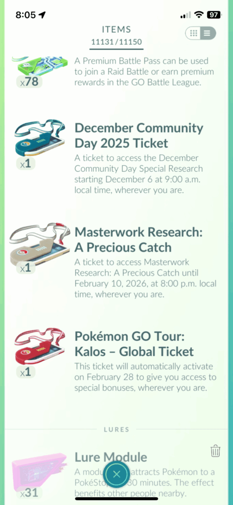 Webstore Ticket Bug?