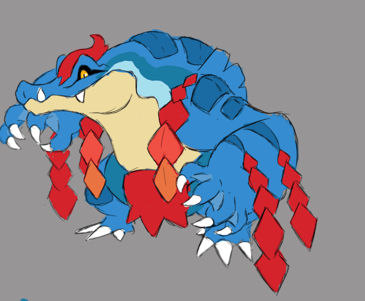 Hes Finally here, ReJohto Feraligatr Water/Fighting