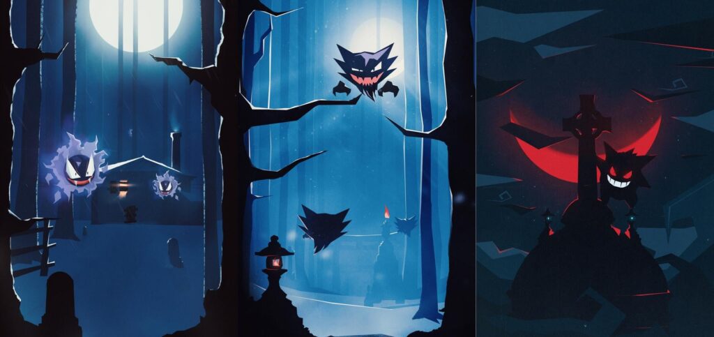 Gastly x Haunter x Gengar...