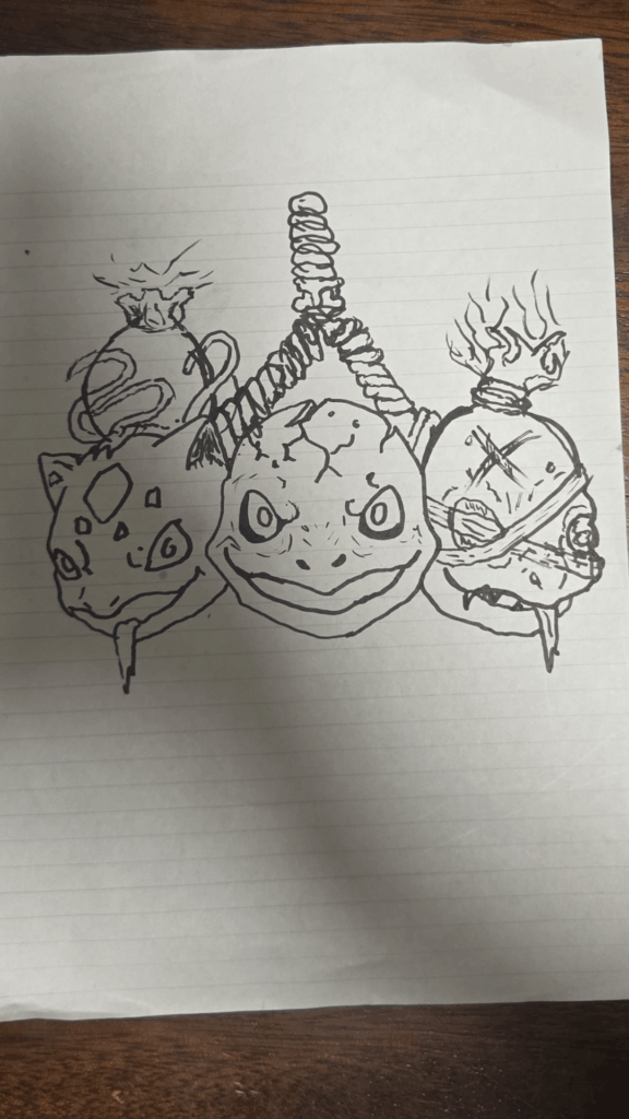 VOODUDES the shrunken head pokemon. Personal creation