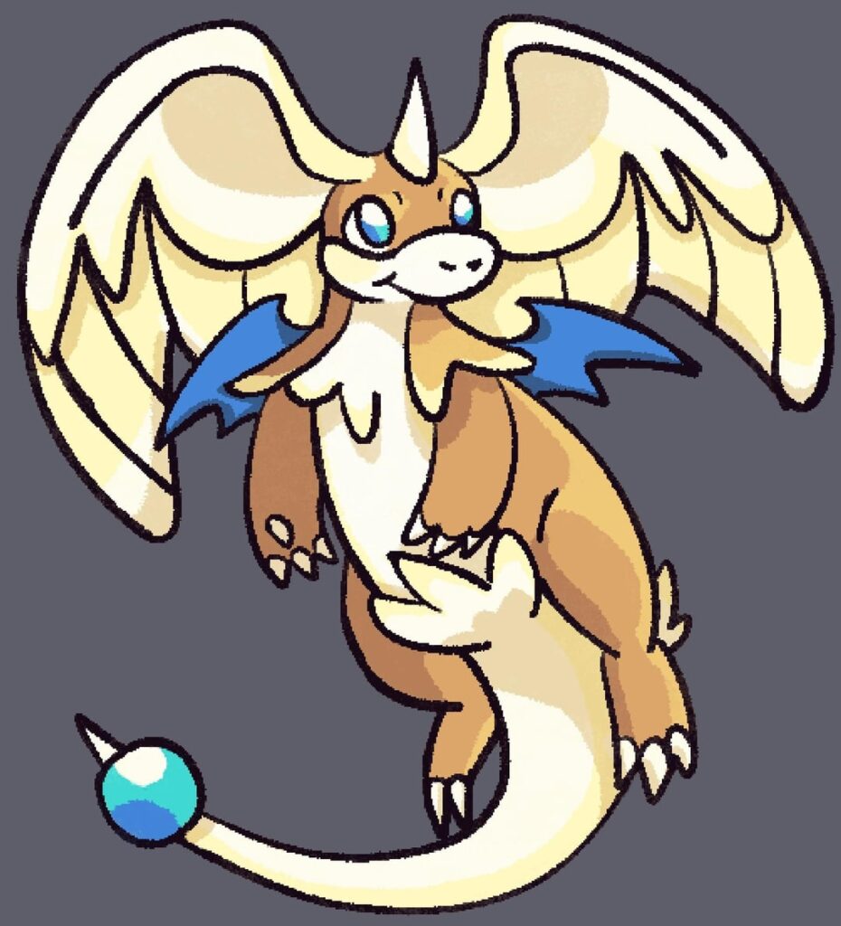 My own take on Mega Dragonite (The OG mega design is great IMO too 🥰)