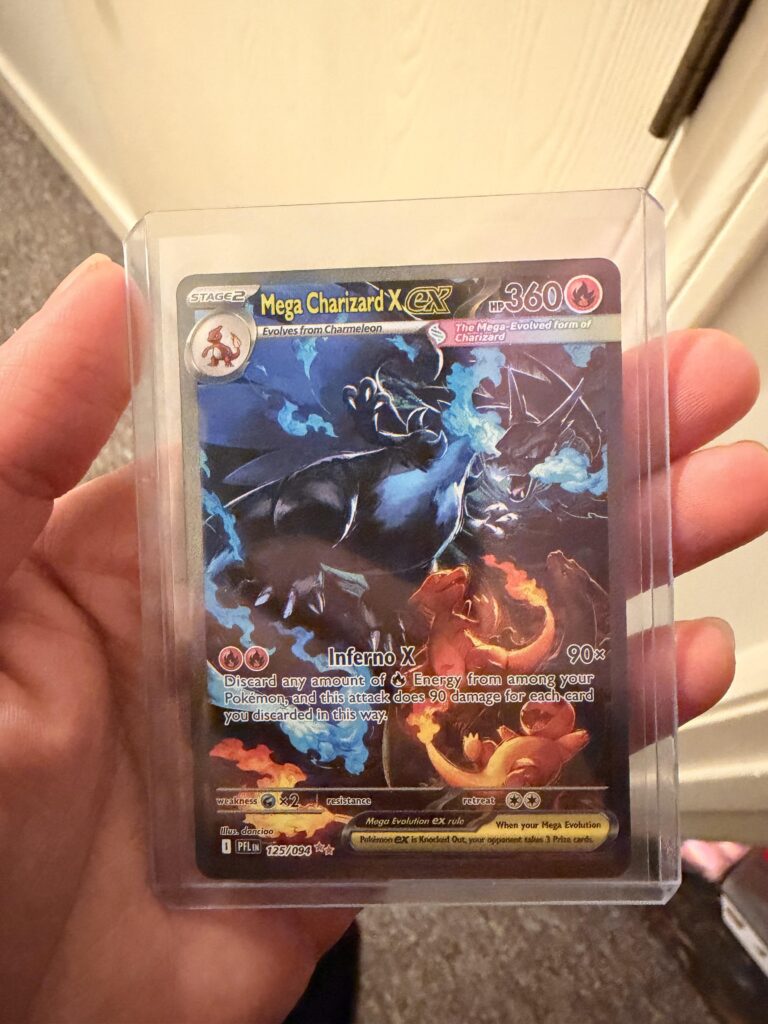 Pulled a Mega Charizard X ex
