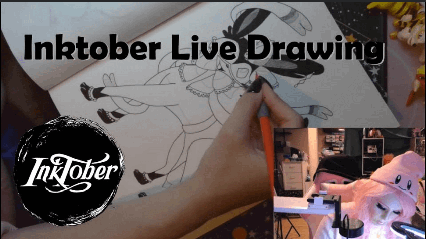 Inktober Exotic and Sylveon Episode 4