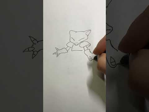 #drawing #aprendiendoadibujar #abra #pokemon #shorts