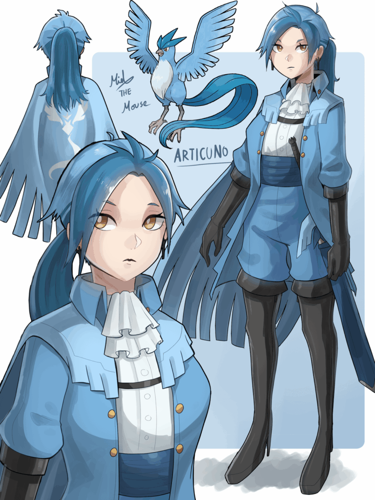 [OC] I designed Human forms/Gijinkas for the Legendary Birds!