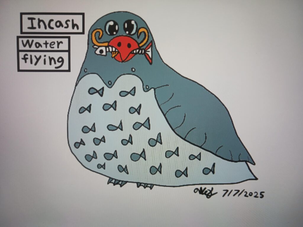 I drew an Inca tern into a pokèmon what do you all think?