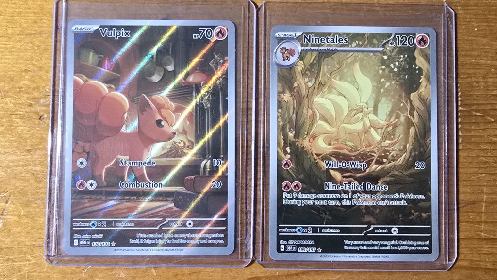 Vulpix and Ninetales