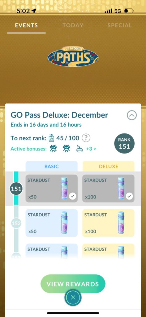 Paid event disappeared