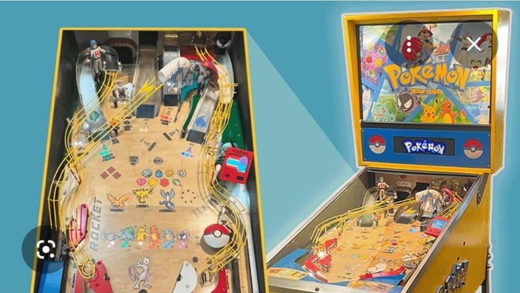 A full sized commercial pinball machine themed on Pokémon will be released early next year...