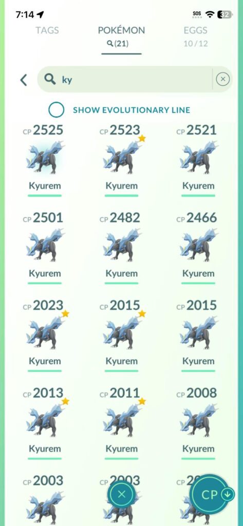 still no shiny kyurem
