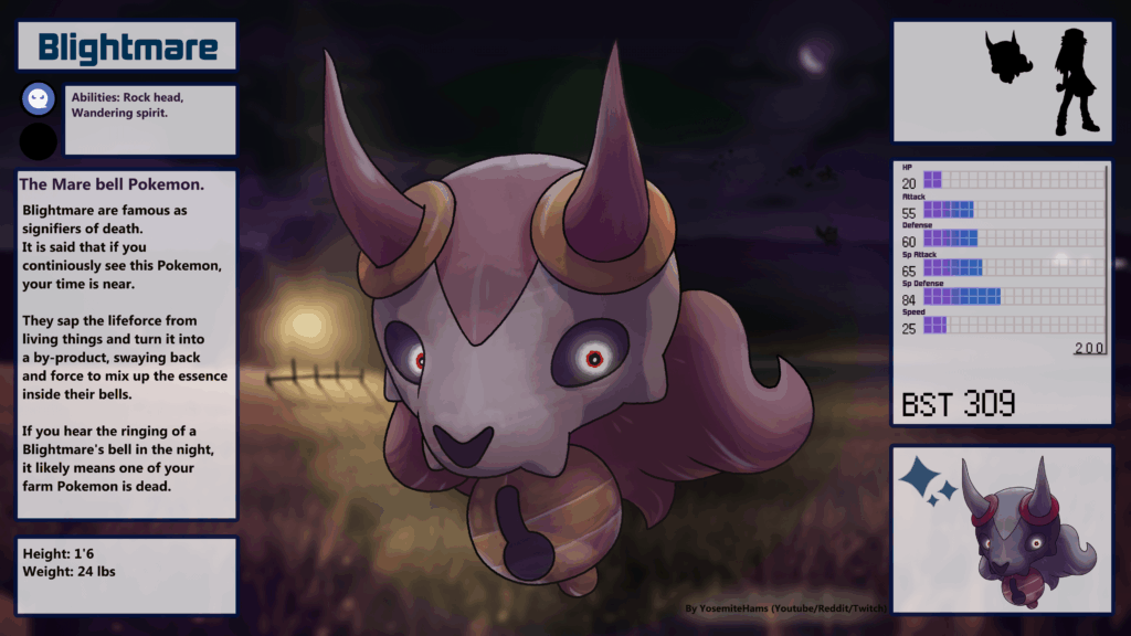 Blightmare. Don't go out in the fields at night.