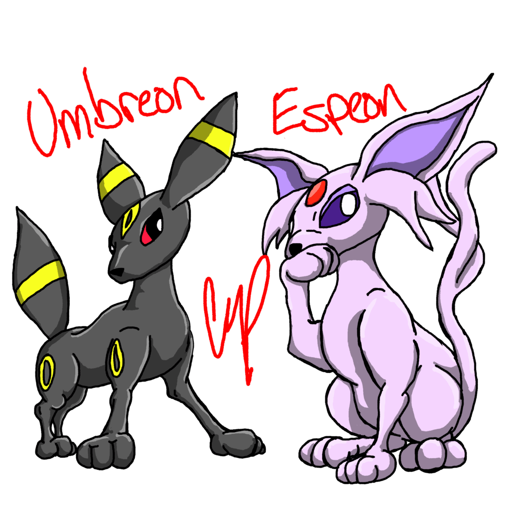 Espeon and Umbreon