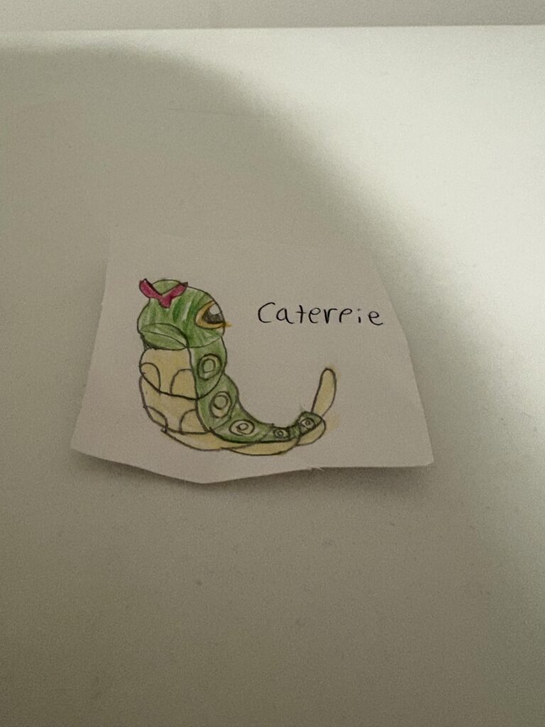 My caterpie drawing