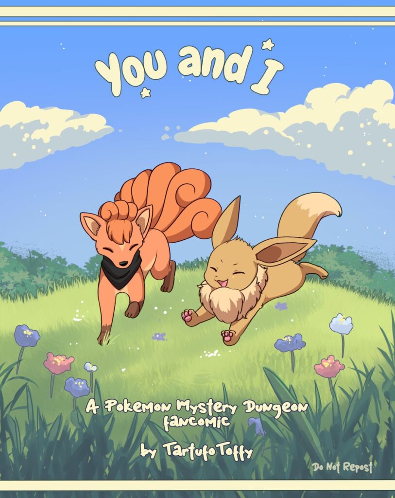 Henlo! I'd like to share my newest Pokemon started comic! (mystery dungeon)! (OC)