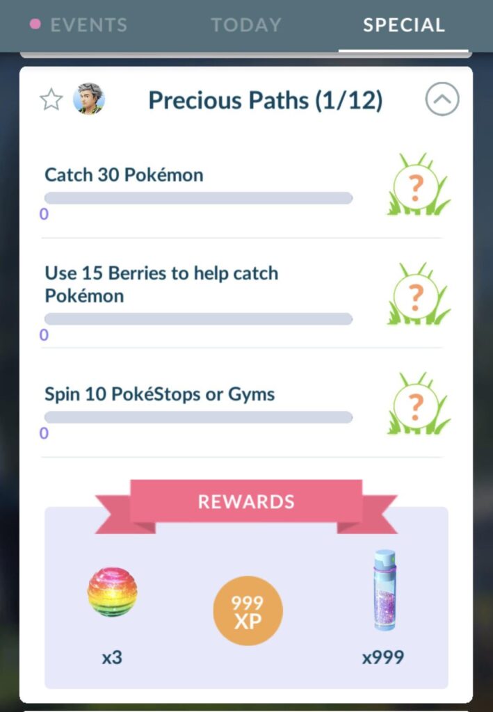 Precious Paths Special Research 1/12