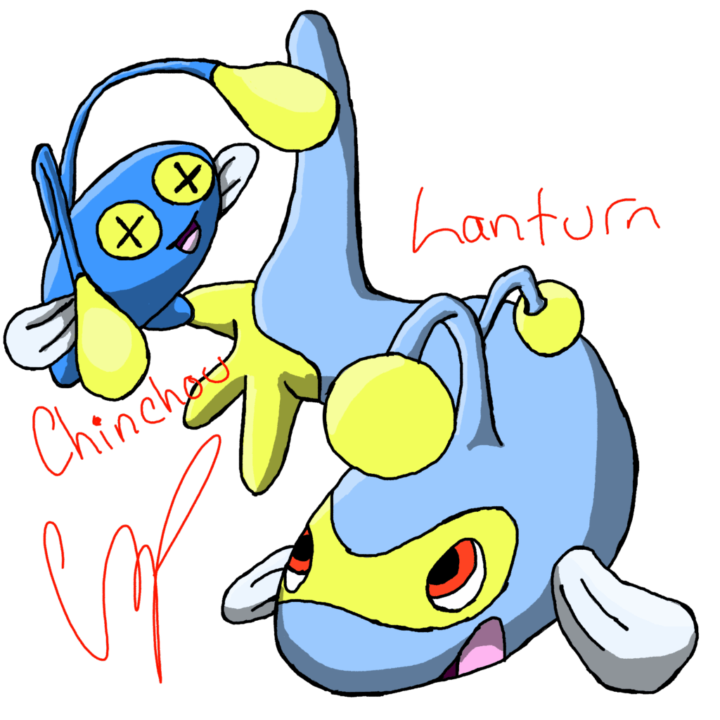 Chinchou and Lanturn