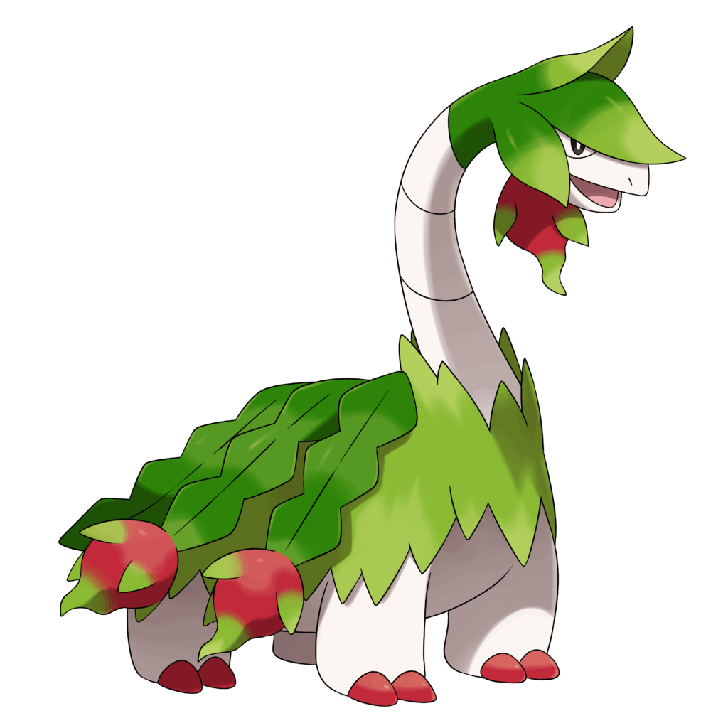 Grass/Dragon-type Regional Variant of Tropius