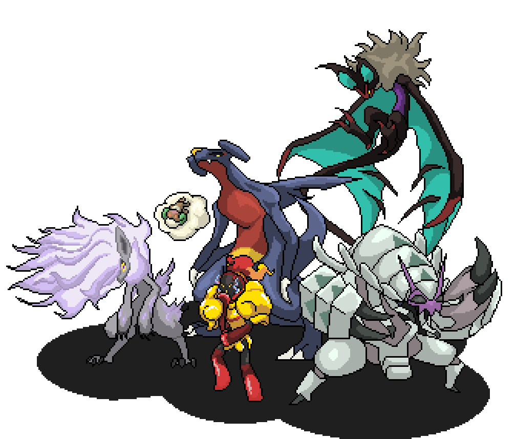 Here's a quick pixelart work up of my league team. Thought it might be nice to post.