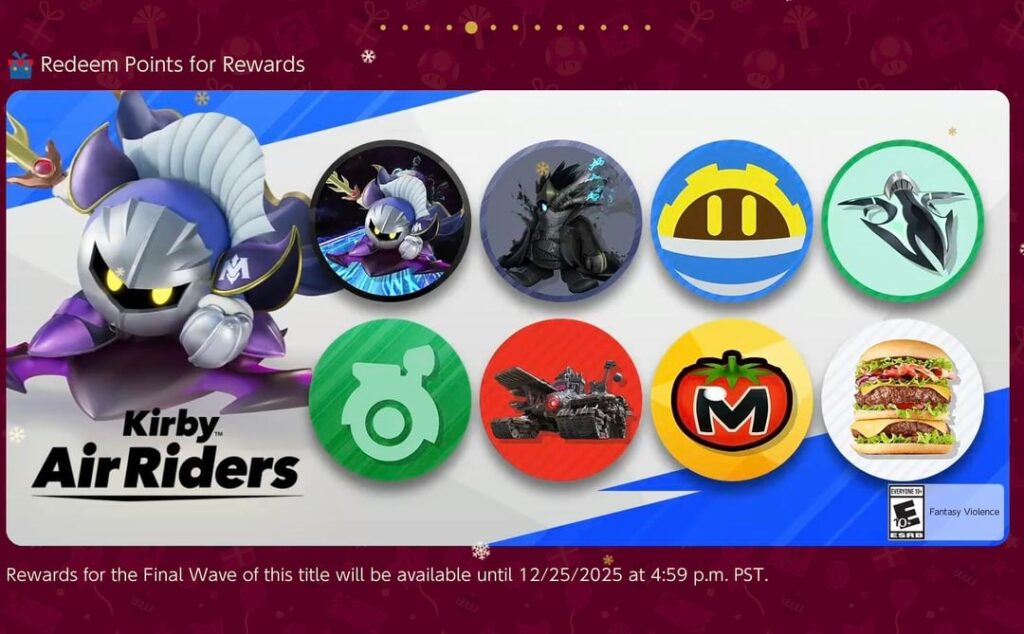 Kirby Air Riders NSO Icons Wave 5 / Metroid Prime 4: Beyond NSO Icons Wave 3 / Happy Holidays NSO Icons Wave 3 are now Available!