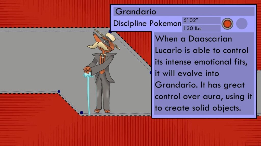What's This? Your Daascarian Lucario Has Evolved into Grandario!