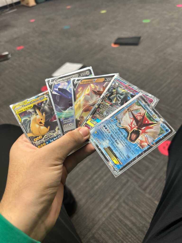 Got my friends Pokemon cards