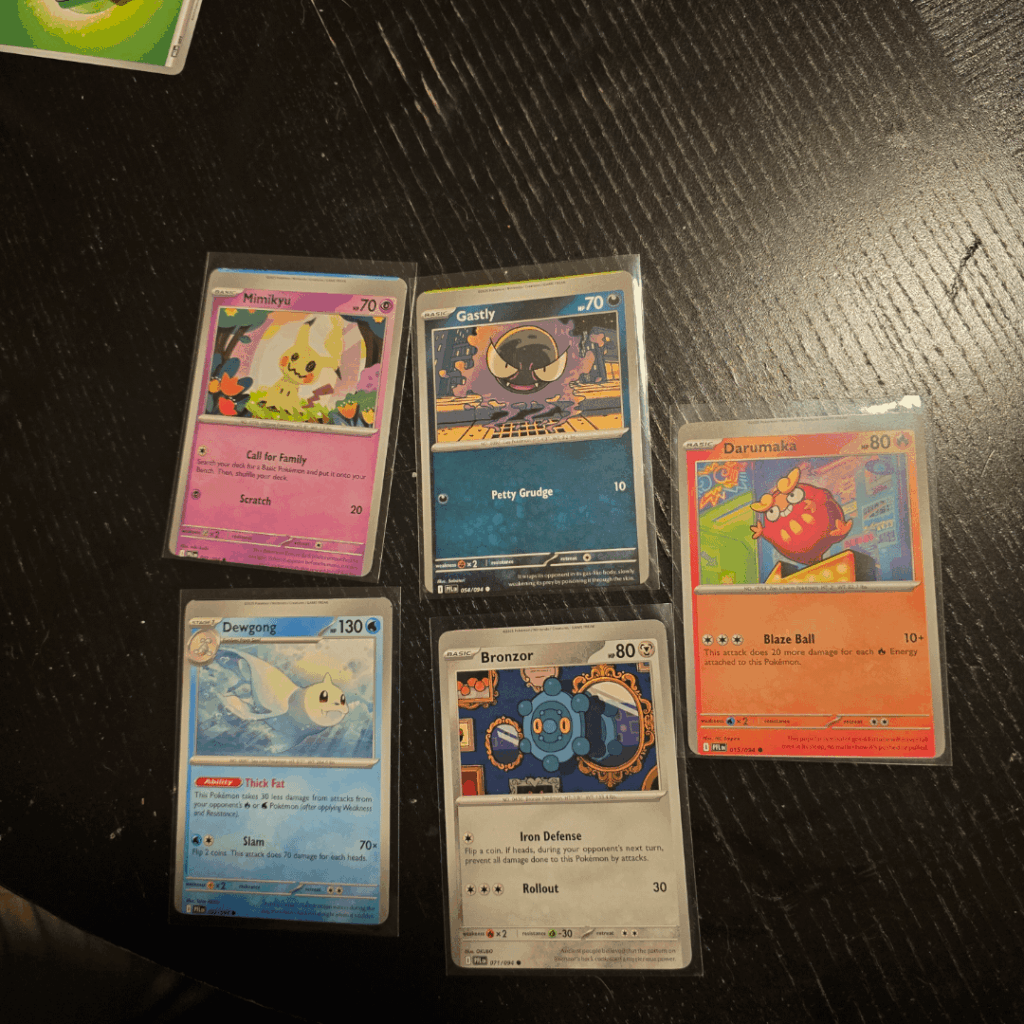 Pokemon card misscuts